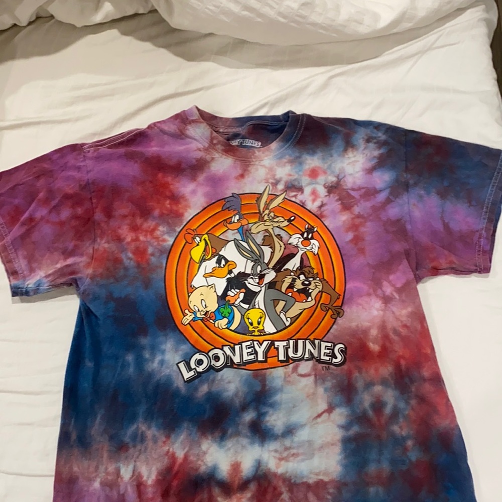 looney tunes tie dye t shirt